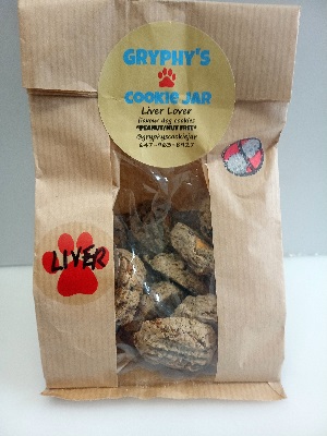 Bag Front Liver Lover Dog Cookies